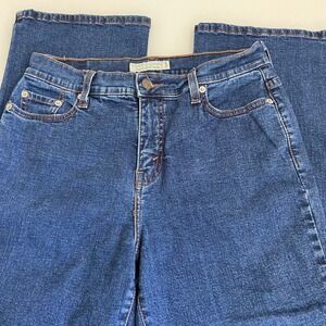 Levi's Perfectly Slimming Boot Cut 512 Jeans Dark Wash Denim Womens 14P Med Wash